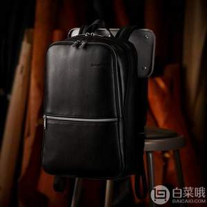 Samsonite 新秀丽 Classic 经典多功能真皮电脑双肩包126036