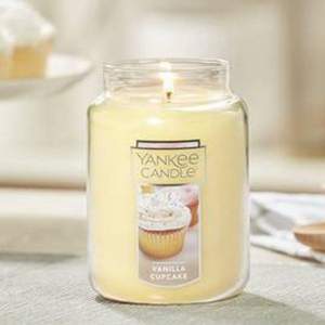 Yankee Candle 揚基蠟燭 瓶裝香薰無煙蠟燭 香草蛋糕 623g 大瓶裝 