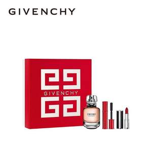 GIVENCHY 纪梵希 女士心无禁忌香水套装（EDP 50ml+高定香榭唇膏#333 1.5g+睫毛膏 4g）€62.84