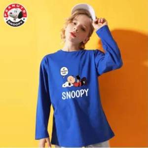 peanuts 史努比 中大童2020秋新款纯棉卡通长袖T恤（110~170码） 多色