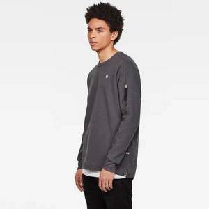 G-Star Raw Korpaz Pocket 男士拉鏈袖袋長袖T恤D16414