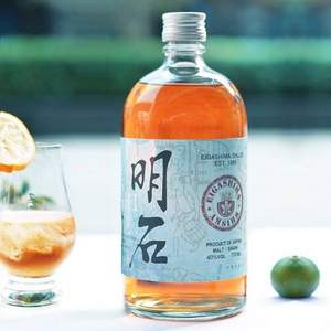 日本原瓶进口，Akashi 明石 蓝标调和威士忌 700ml（赠闻香杯）