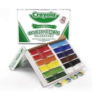 <span>白菜！</span>Crayola 绘儿乐 12色彩色铅笔套装240支+削笔器