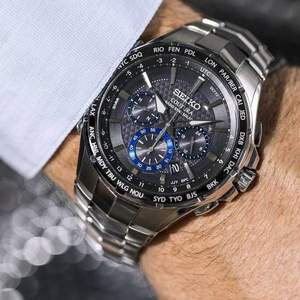 可收秋波，SEIKO COUTURA系列 SSG009 太阳能6局电波男表