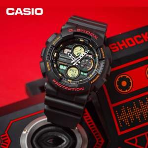 Casio 卡西欧 G-Shock系列 GA-140-1A1ER 男士多功能防水石英手表