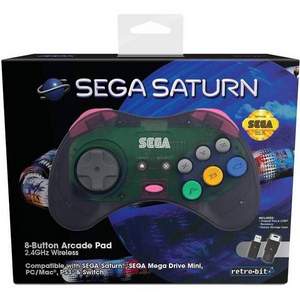 Retro-Bit SEGA Saturn世嘉土星 官方授权2.4GHz无线游戏手柄