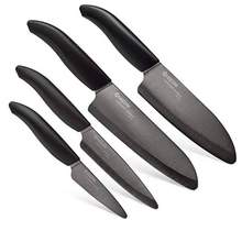 Kyocera 京瓷  R系列 精密黑刃陶瓷刀具4件套 