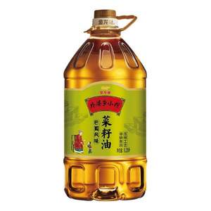 金龙鱼 非转基因 外婆乡小榨 菜籽油 6.28L*3件