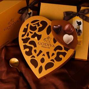 GODIVA 歌帝梵 金裝系列 14顆巧克力心形禮盒裝