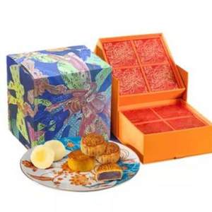 <span>降￥81，白菜！</span>故宮食品 朕的心意 2020年禧盒多口味中秋月餅禮盒360g*2件