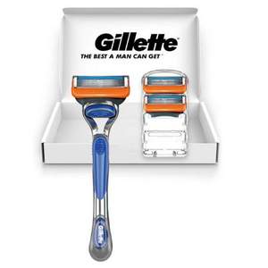 Gillette 吉列  fusion5+1 锋隐 手动剃须刀套组（1刀架+3刀头）