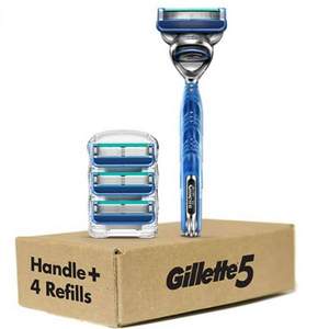 Gillette 吉列 5手动剃须刀套组（1刀架+4刀头）