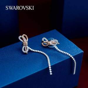 Swarovski 施华洛世奇 Lifelong Bow系列 蝴蝶结耳环5447083 