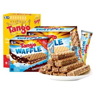 印尼进口 Tango 奥朗探戈 咔咔脆米巧克力夹心威化饼干 160g*2盒