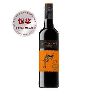 澳大利亚进口 黄尾袋鼠 缤纷系列 梅洛红葡萄酒 750ml*5件