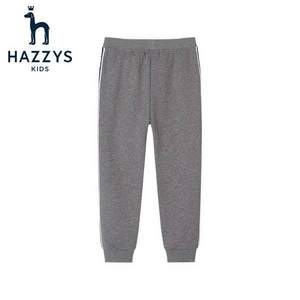 Hazzys 哈吉斯 男童中大童针织加绒一体裤（105-165cm码） 两色