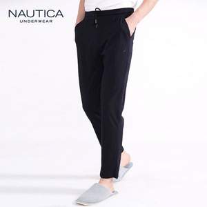 Nautica Underwear 诺帝卡 棉氨竹节抽绳男士长裤