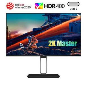 0点开始，AOC 冠捷 Q27U2D 27英寸IPS显示器（2K/HDR400/91% P3色域/65W Type-C）