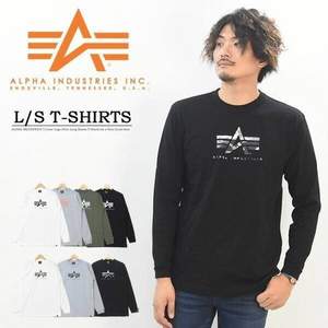 Alpha Industries 阿尔法 男士纯棉长袖T恤 TC1375-1