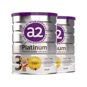 A2 Platinum 白金版 婴幼儿奶粉 3段 900g*2罐