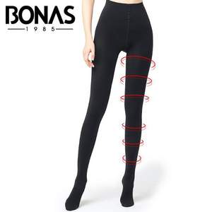 Bonas 宝娜斯 200D美腿塑形连裤袜2条装