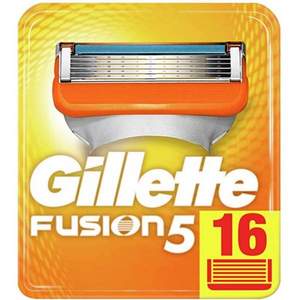 销量第一，Gillette 吉列 fusion5 锋隐 手动剃须刀片套组 16刀头 