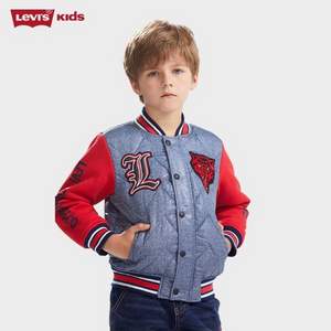 2020年新款，Levi's 李维斯 男童复古系列棒球领棉夹克（105-165cm码）