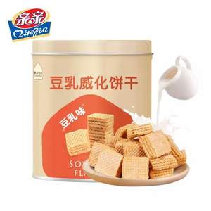 親親 豆乳威化餅干300g*2罐