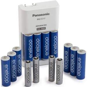 0稅費(fèi)！Panasonic 松下 K-KJ17MZ104A Eneloop套裝（10節(jié)5號(hào)+4節(jié)7號(hào)+充電器）