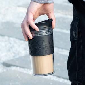 单件包邮，Bodum 波顿 法压咖啡旅行杯350ml 黑色 