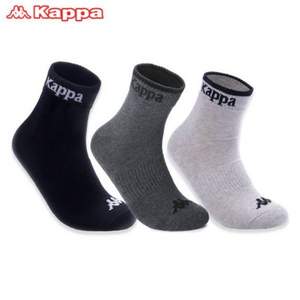 Kappa 卡帕 KP8W15 男士休闲运动袜 3双