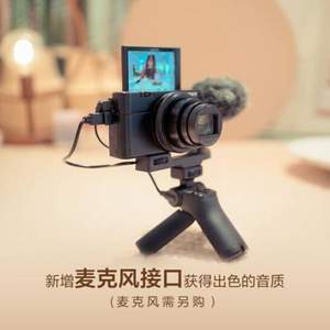 SONY 索尼 DSC-RX100M7G 黑卡数码相机 Vlog视频手柄套装