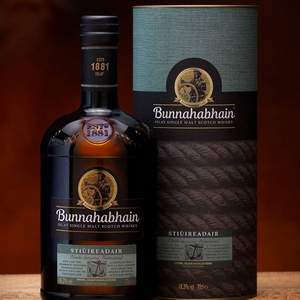 Bunnahabhain 布纳哈本 海洋之舵 单一麦芽苏格兰威士忌 700ml（赠汀思图12年小酒版50ml）
