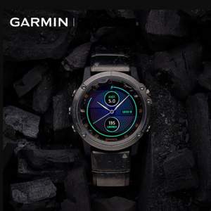 降￥157新低！GARMIN 佳明 Fenix 5X Plus 旗艦款 藍寶石鏡面運動戶外手表