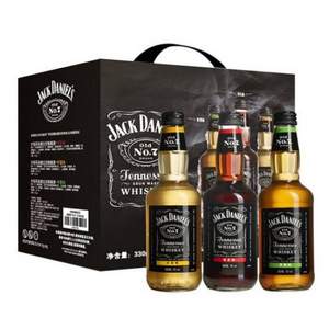 JACK DANIELS 杰克丹尼 威士忌预调酒 礼盒装 330ml*6瓶 *2件