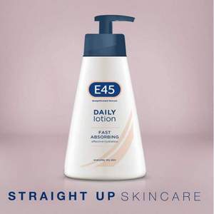 英国干性肌肤护理专家，E45 每日保湿滋润身体乳 400ml*5瓶装