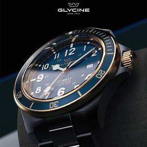 <span>1.9折！</span>Glycine 冠星 Combat系列 GL0279 男士机械腕表 $289.99（需用码）