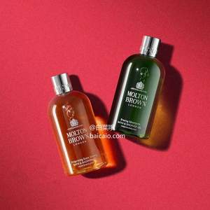 Molton Brown 摩顿布朗 活力人参+清新银桦 沐浴露套装 300ml*2瓶