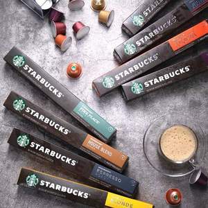 <span>折￥21.56/盒，</span>Starbucks 星巴克 Nespresso 胶囊咖啡 8口味 10粒*12盒 