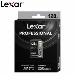 Lexar 雷克沙 1667x Pro UHS-II SD存储卡 128GB