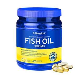 PipingRock 樸諾 深海魚油軟膠囊1000mg*400粒*5瓶
