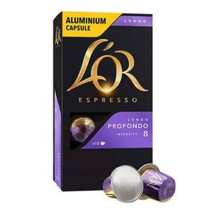 销量第一，L'OR Nespresso 浓缩胶囊咖啡 10粒*10盒 多口味可选