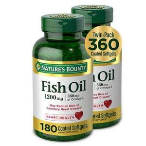 Nature's Bounty 自然之寶 深海魚油1200mg*180粒*2瓶