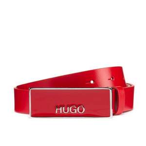 意大利产，HUGO Hugo Boss 雨果·博斯 Karol 女士真皮皮带50435077
