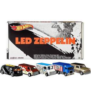 Hot Wheels 風(fēng)火輪 流行文化系列 Led Zeppelin齊柏林飛艇主題火辣小跑車5輛裝GJP75