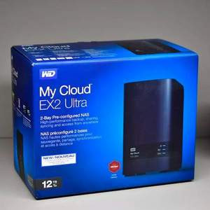 Western Digital 西部数据 Diskless My Cloud EX2 Ultra 双盘位NAS 12TB