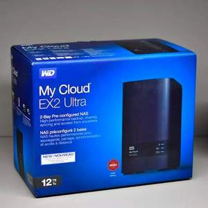 <span>手快有！</span>Western Digital 西部数据 Diskless My Cloud EX2 Ultra 双盘位NAS 12TB