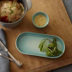 Le Creuset 酷彩 彩虹系列 炻瓷椭圆长盘 25cm