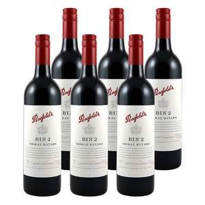 Penfolds 奔富 BIN2 設(shè)拉子紅葡萄酒750mL*6瓶