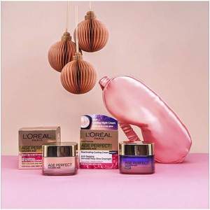 L'Oreal Paris 歐萊雅 金致臻顏牡丹奢養(yǎng)粉研套裝（日霜50ml+晚霜50ml+眼罩）